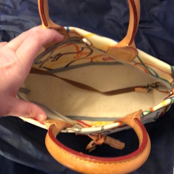 Very rare multicolored Dooney and Bourke duck purse - Picture 2 of 5